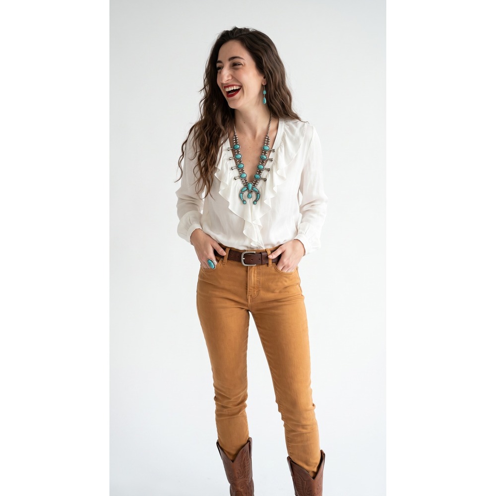 Mother High Waisted Rascal Ankle Step Fray Jeans Second Chance Ochre 24